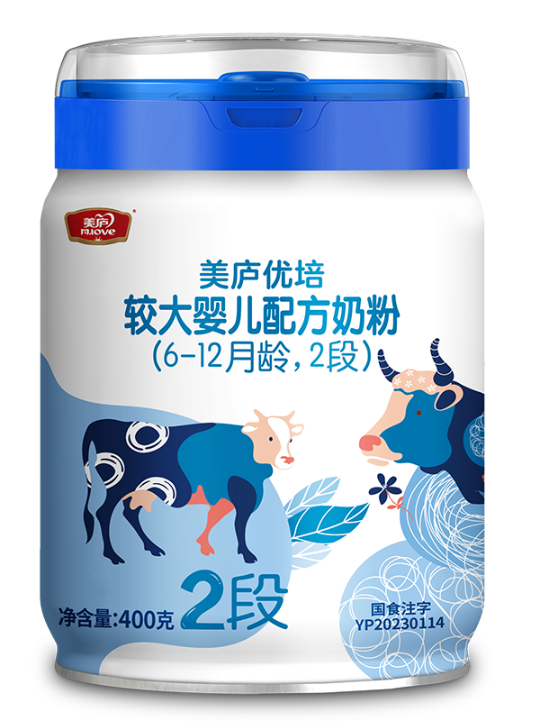 奇异果体育优培较大婴儿配方奶粉400g2段