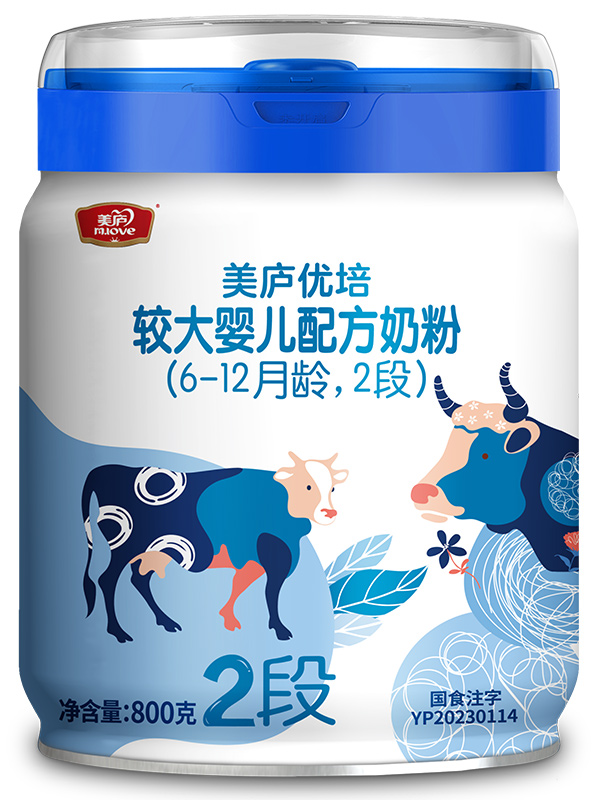 奇异果体育优培较大婴儿配方奶粉800g2段
